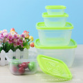 5 Pieces Sets plastic Lunch Box Portable Bowl  Food Container Lunchbox Eco-Friendly Food  Storage Boxes Kitchen Seal Box